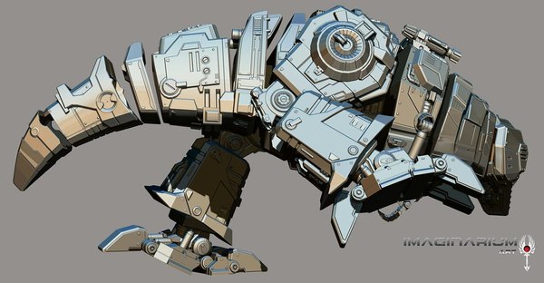 Imaginarium Art Reveals G1 Style Grimlock Statue Render  (5 of 5)